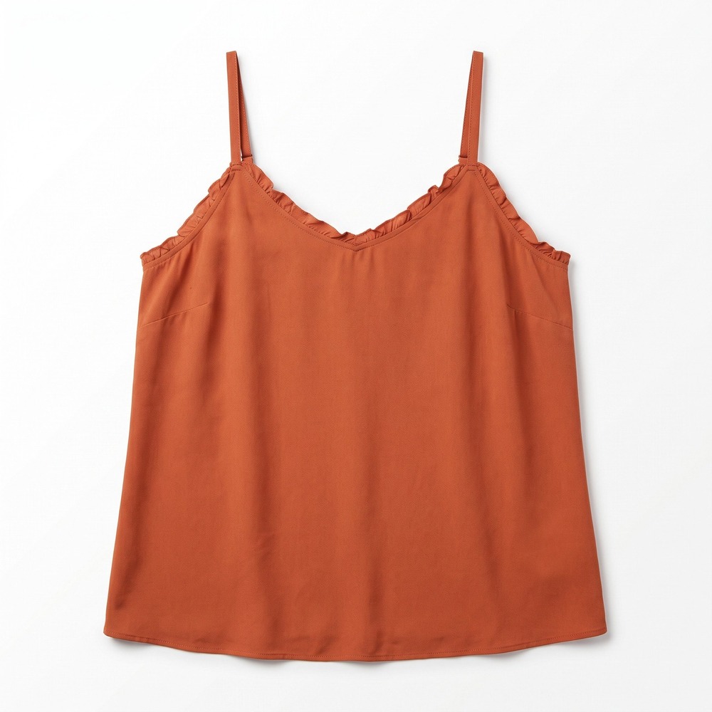 Old Navy L Rust Copper Camisole Tank Womens Boho Casual Cottagecore